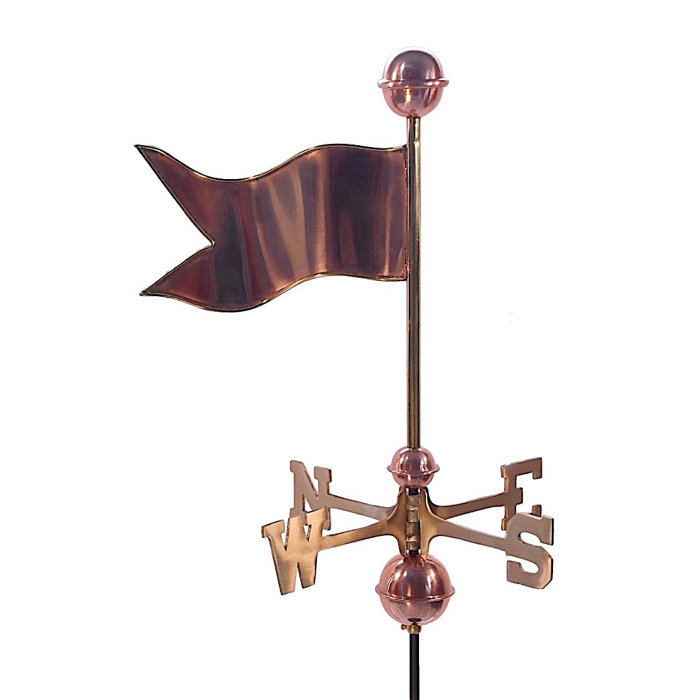 Breakwater Bay Kew Gardens H Aluminum Patriotic Weathervane Wayfair